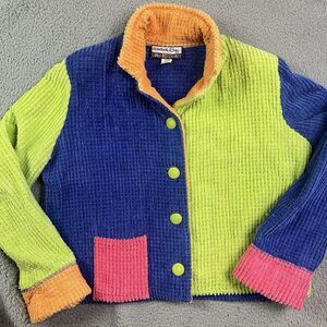 Vintage It's Outta The Bag Unge-Potch-Ket‎ Sweater Coat Button Up Women's Medium